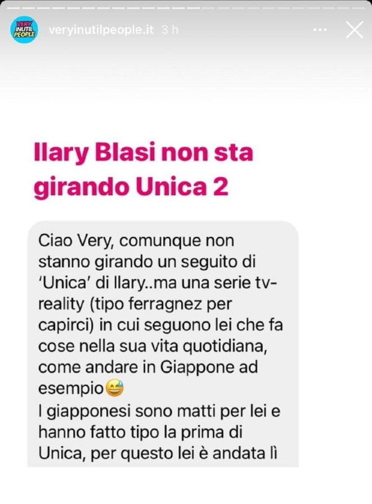 Ilary Blasi Sta Girando Una Serie Tv Sulla Sua Vita Il Mistero S